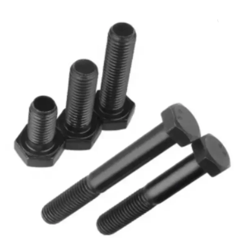 factory price machinery to make small u bolts and nuts galvanized DIN933/931 for pcb/bins with lids fast delivery