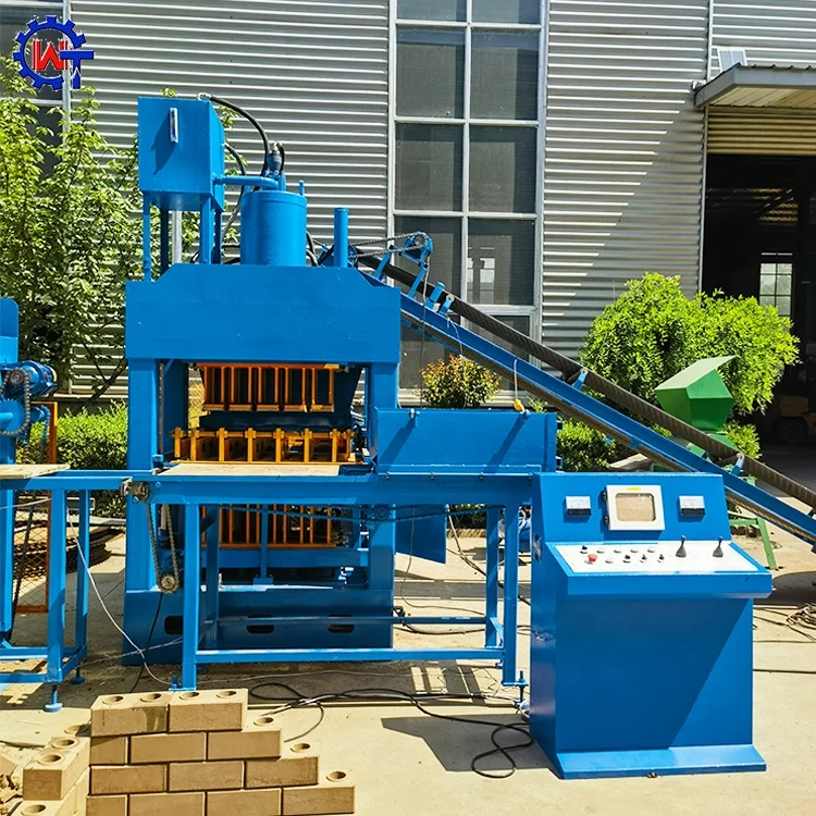 HBY10-10 Interlocking Brick Machine Making Clay Manual Eco Clay Brick Machine In Africa