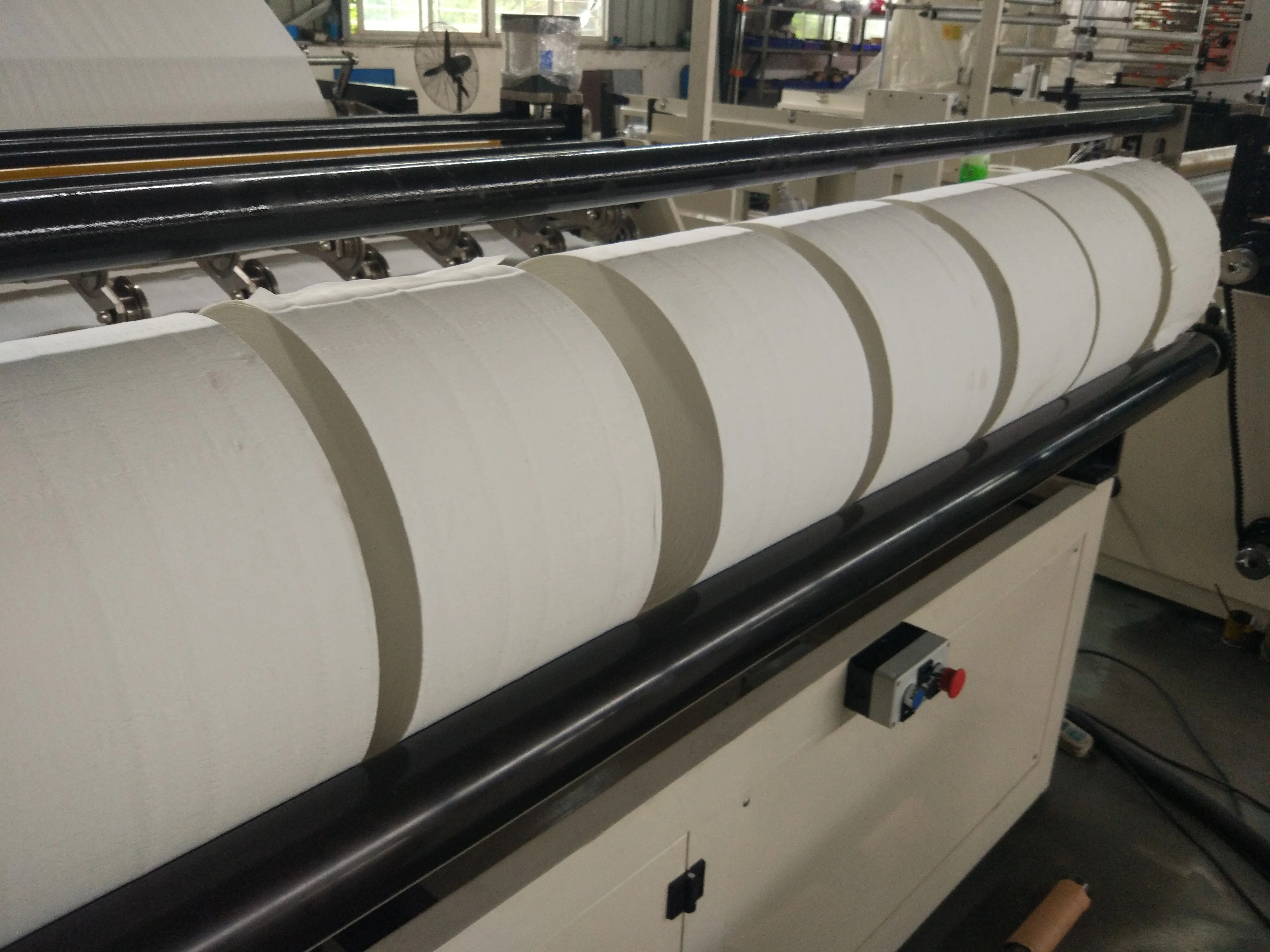 Automatic Toilet Paper Roll Rewinding Perforating Slitting Machine