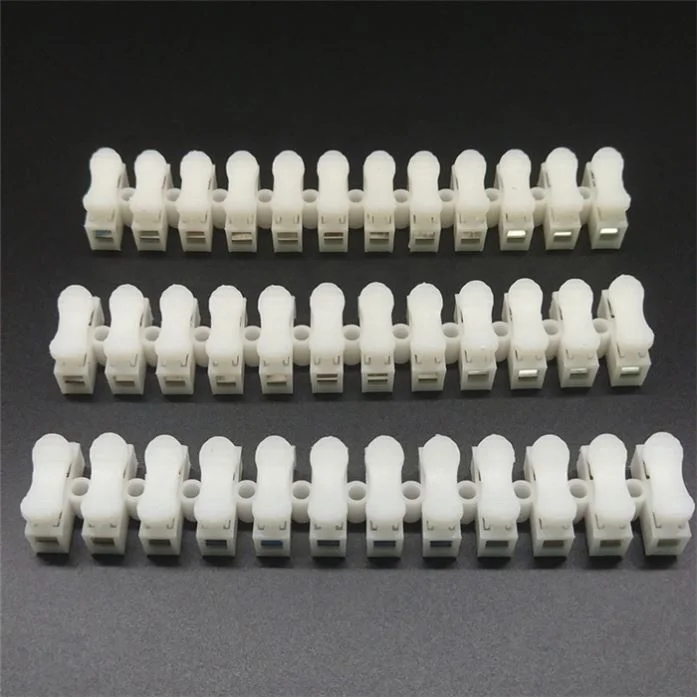 12 Pin Quick Splice Lock Wire Terminals Electrical Wire Connector Strip Fast Connection Push in Cable Terminal Block