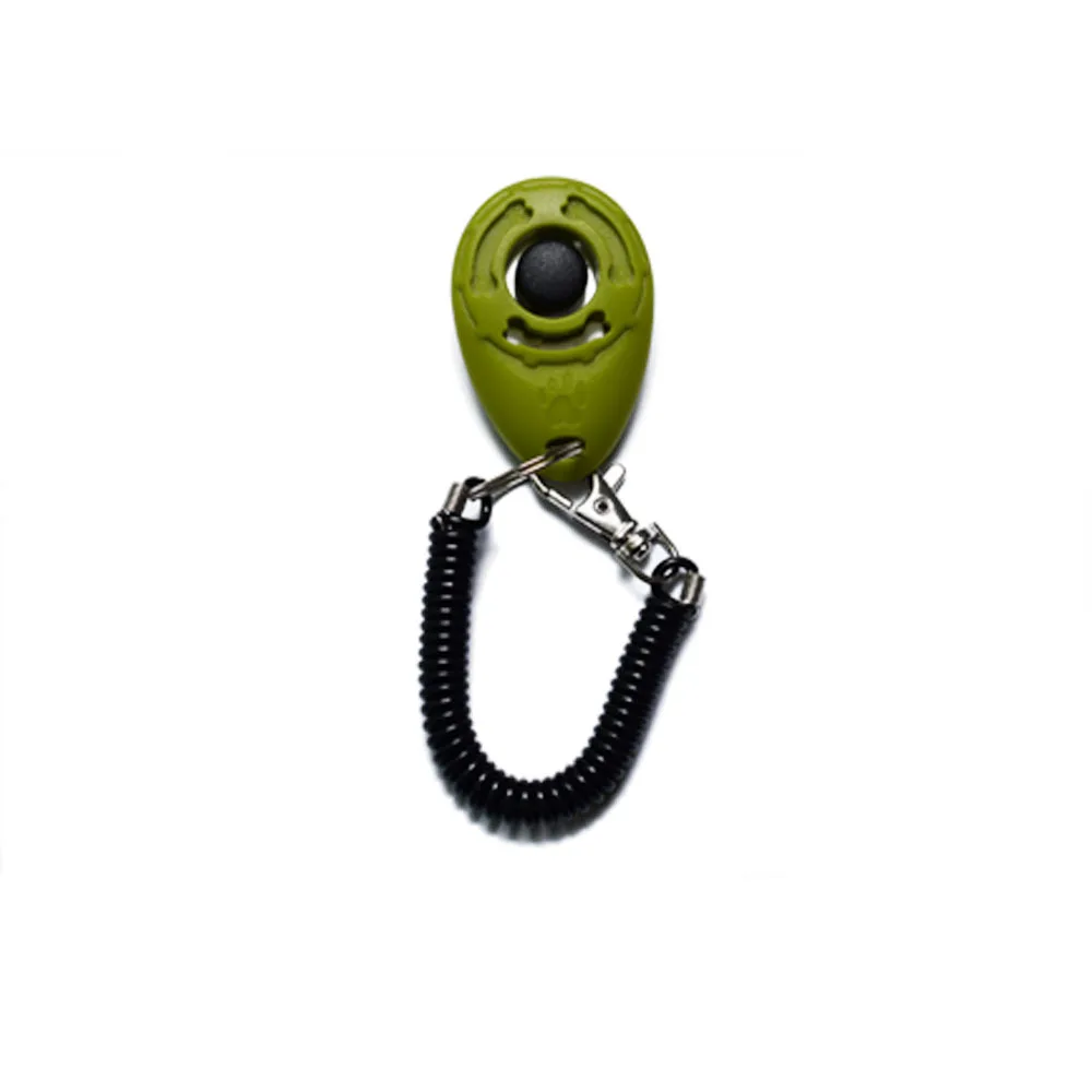 Oval clicker pet trainer dog training device