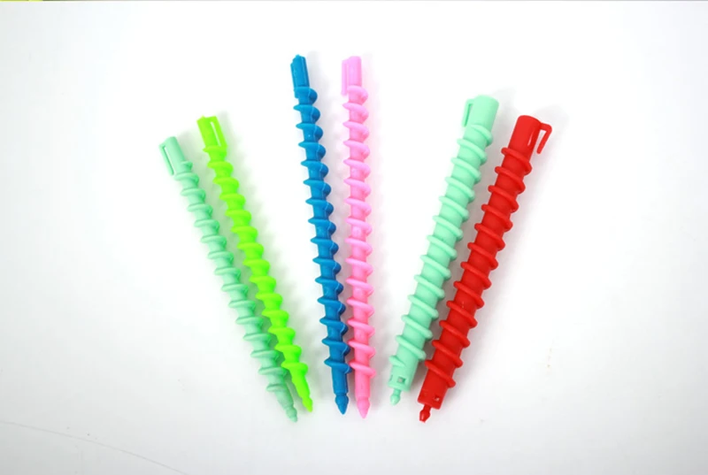 Plastic Hair Root Fluffy Styling Hair Rollers Curler Magic Spiral Perm Rod Bars Salon Hairdressing Tools 5.0