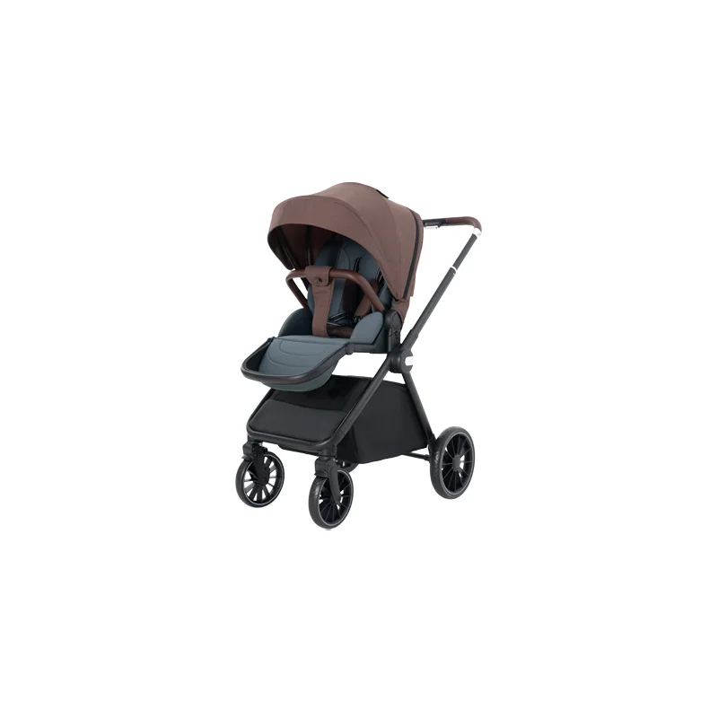 Compact luxury baby pram carriage multi-functional portable travel baby stroller accessories 3 in 1 baby stroller with car seat