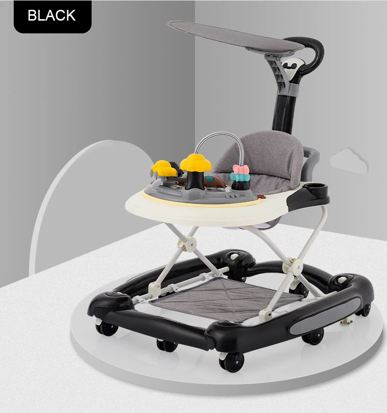 2024 hot selling baby walking assistance stroller with push rod