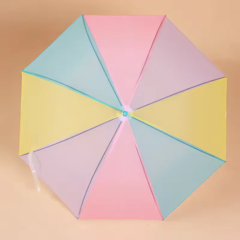 Clear Transparent Portable Umbrella Compact Foldable Umbrella Manual Open Close Folding Umbrellas