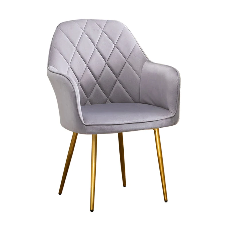 GY-4031 Italian Tufted Dinning Room Chair Comedor 4 Sillas Chaise Restaurant Cafe Blue Velvet Dining Chair For Dinner