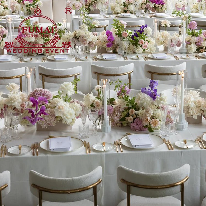 Wholesale New Design Banquet Stainless Steel Hall Gold Chair For Wedding Event