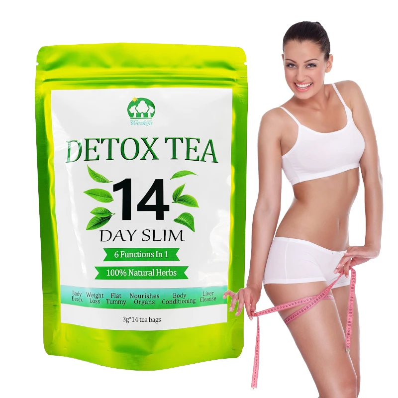 hot selling ready to ship wholesale  customized design natural flat belly diet tea