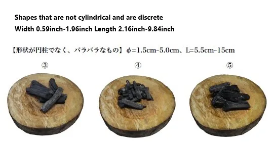High thermal conductivity packaging hardwood charcoal for sale