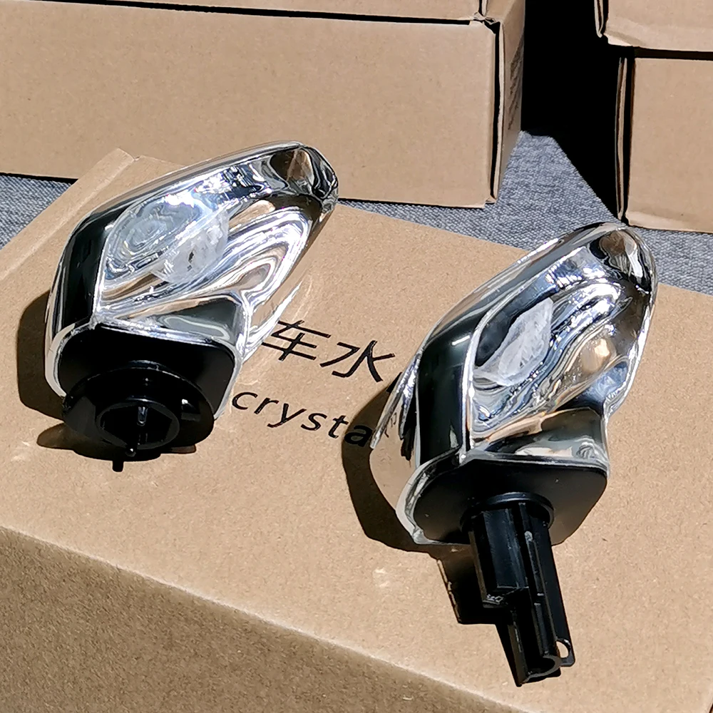 Luxury Crystal Gear Shift Knob Cover For Volvo XC90 S90 V90 XC60 S60 V60 Car Modified Gearbox Lever Shifter Lever Button Handle