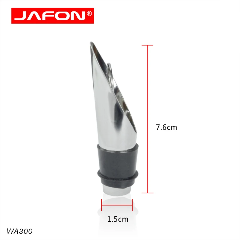 Jafon Wine Pourer Hot Sale Portable Mini Luxury Air Aerator stainless steel Wine Bottle Pourer