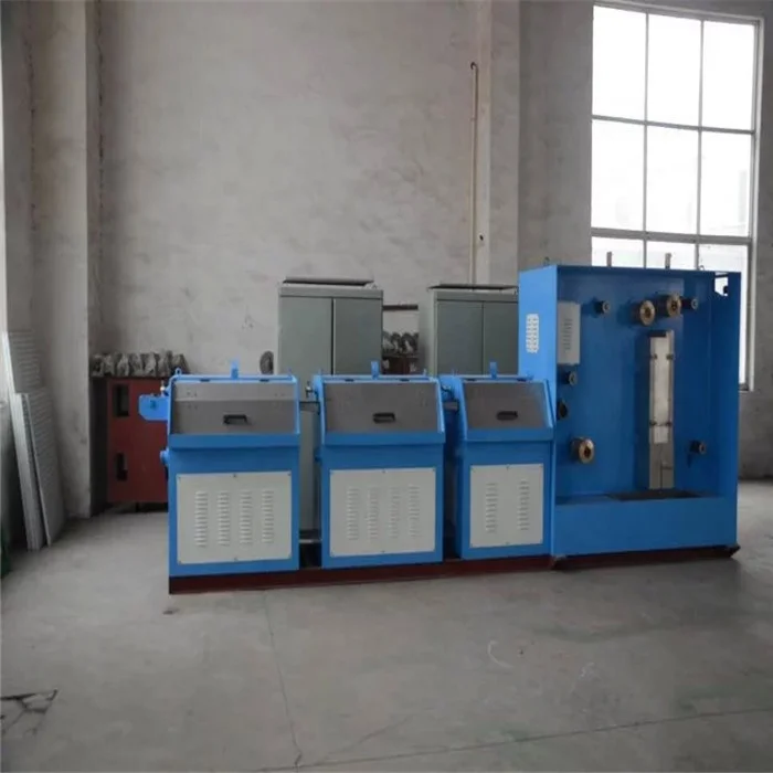 Customize machine Chenjun CJ-22D 14wires Copper Wire annealing& drawing machine (multi head)) manufacturer