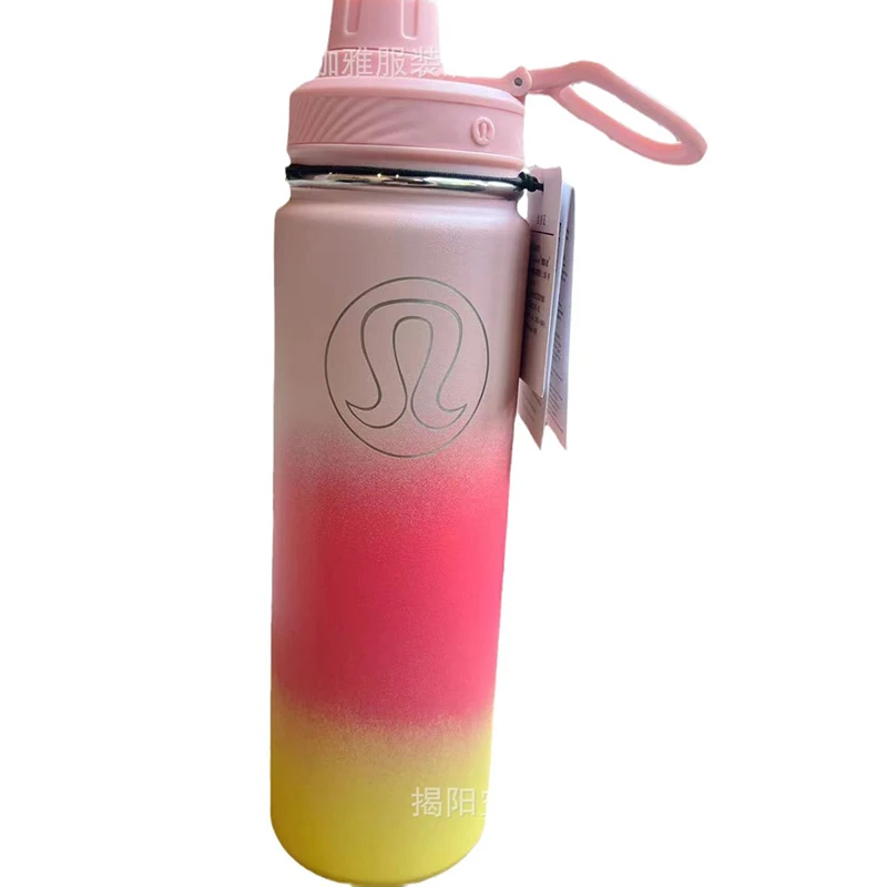 Custom Logo 18/8 Standard Mouth Vacuum Insulated Stainless Steel Flask Water Bottle Stock Glass Termos for Sports and Parties