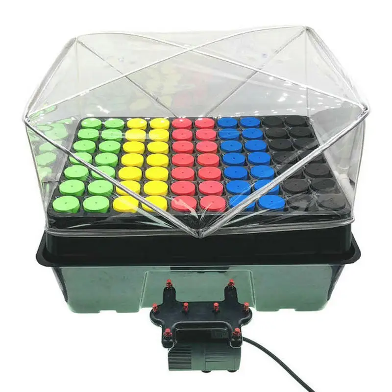 Clone Collars, Neoprene Inserts 2 inch for Clone Machines and 2 in Net Pots in Hydroponic Systems Green Color 75 Pack (6-Colors-