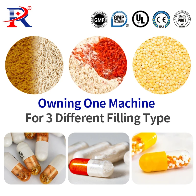 NJP 200  Small Fully Automatic Hard Gelatin Granule Encapsulate Capsule Filling Machine For Powder