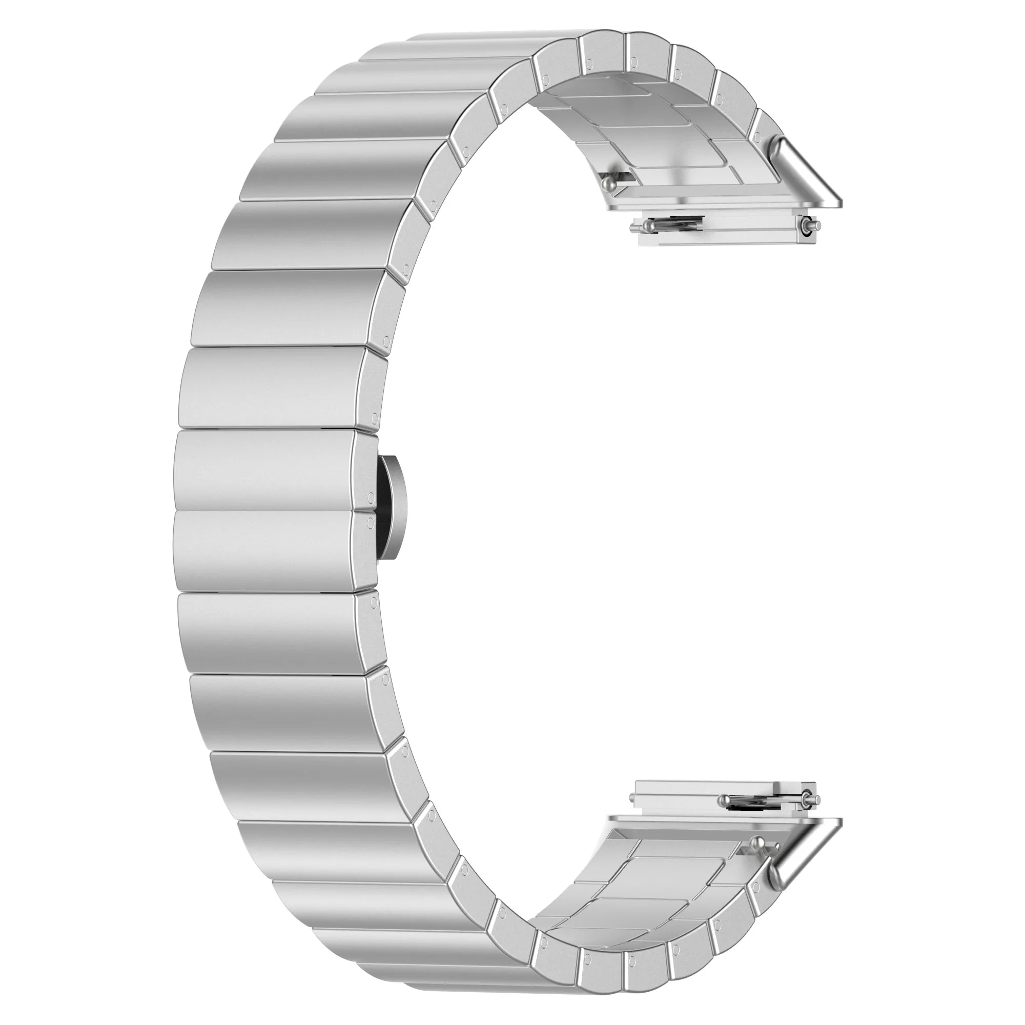Роскошный металлический ремешок из нержавеющей стали для Huawei Band 7 6 pro One Link браслет смарт-часов
