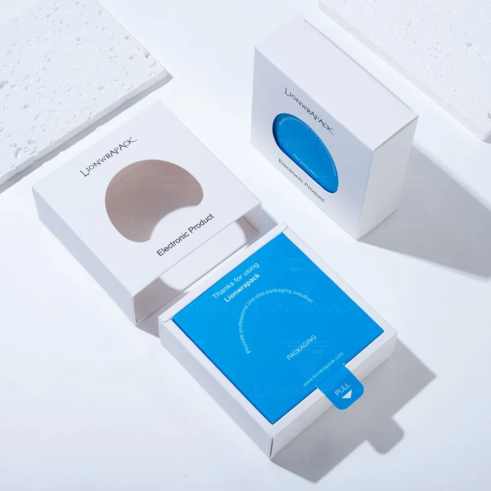 2024 Hot-Selling OEM Paper Boxes for Consumer Electronics Packaging for Bluetooth Headphones Outdoor Phone Holders LED Light