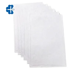 Purple Color soft Disposable Non Woven Molton Washing Gloves To Cleaning Patient Body