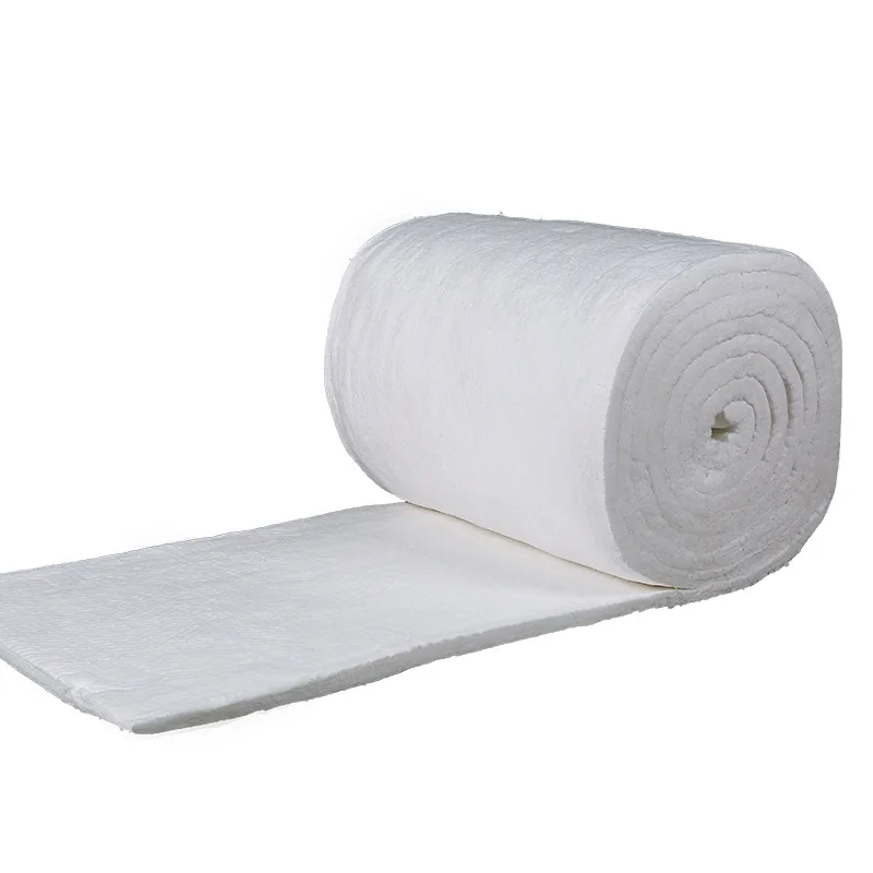 Thickened Thermal Insulation Cotton Aluminum Silicate Roll Felt Ceramic Fiber Blankets