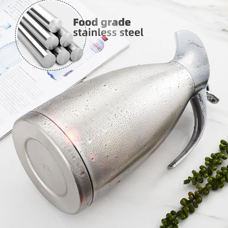 Stainless Steel Insulated Kettle European Double Vacuum Kettle Large Capacity Kettle For Gift