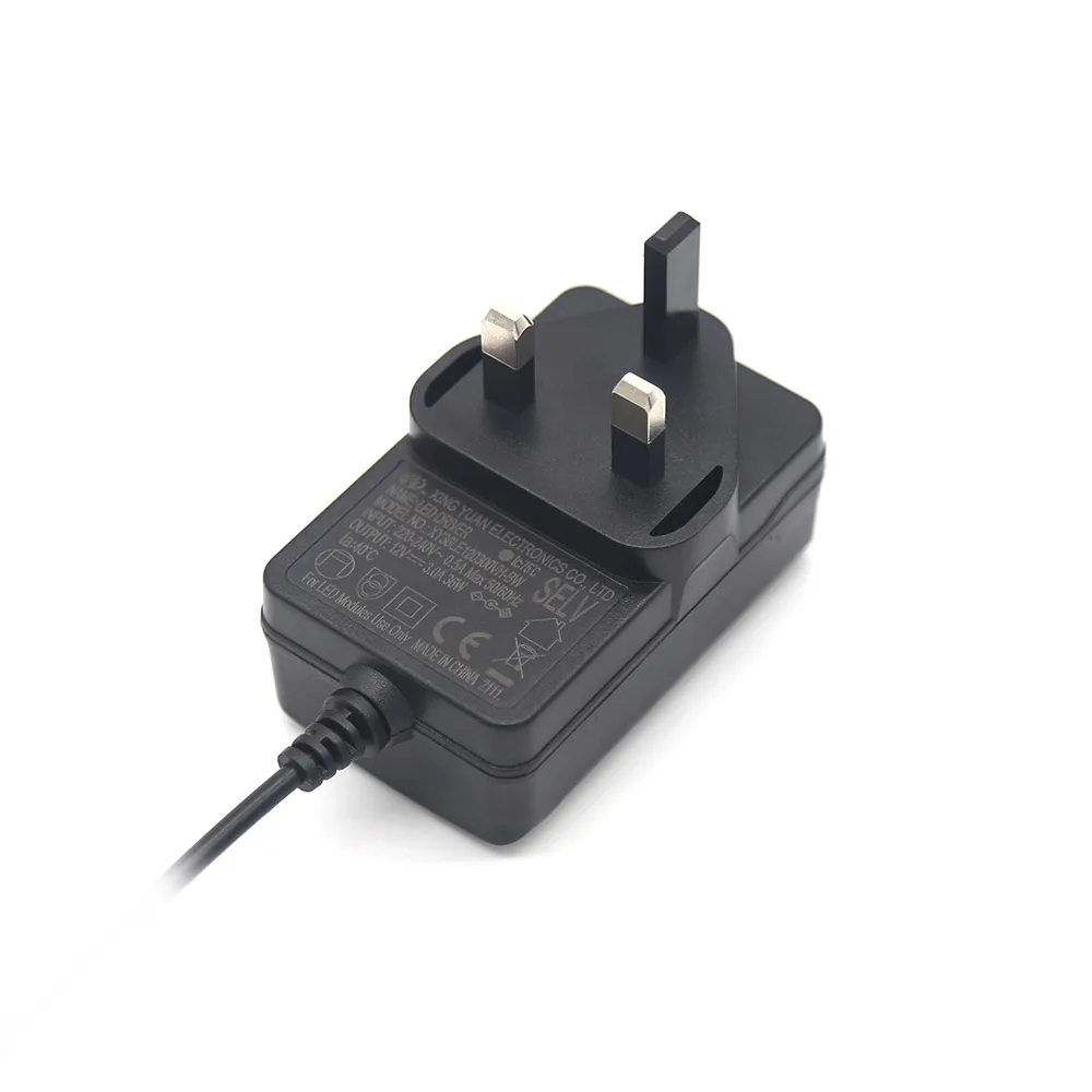 Competitive Price 12V 15V 2000mA Power Adapter With UK Plug 5.5*2.1*10MM Dc Jack AC Adapter Power