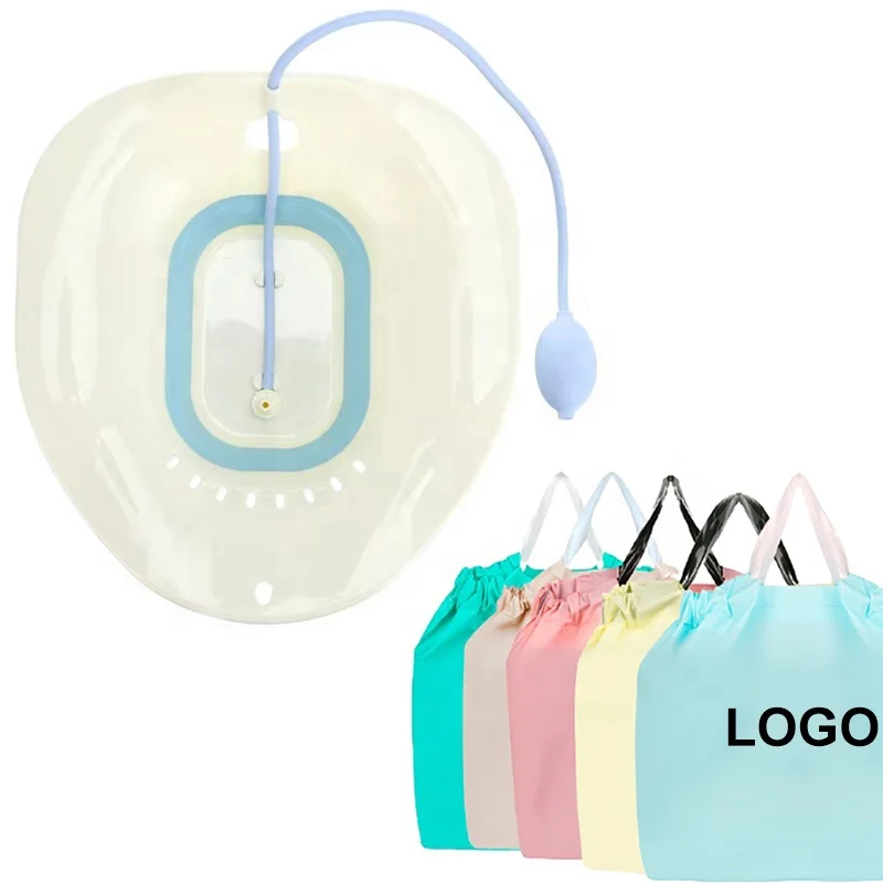 Wholesale V Steam Foldable Postpartum Care Basin Feminine Hygiene Products Yoni Steam Seat hemorrhoids toilet sitz bath with bag