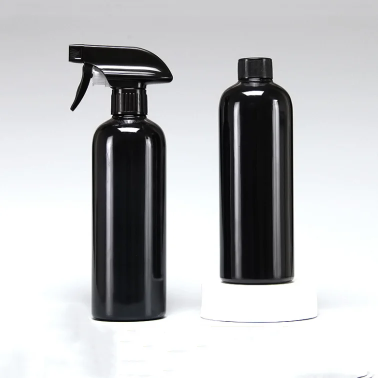 16oz 500ml HDPE plastic shiny black glass Cleaner ceramic spray wax wheel cleaner car detailing cleaning Trigger Spray Bottle