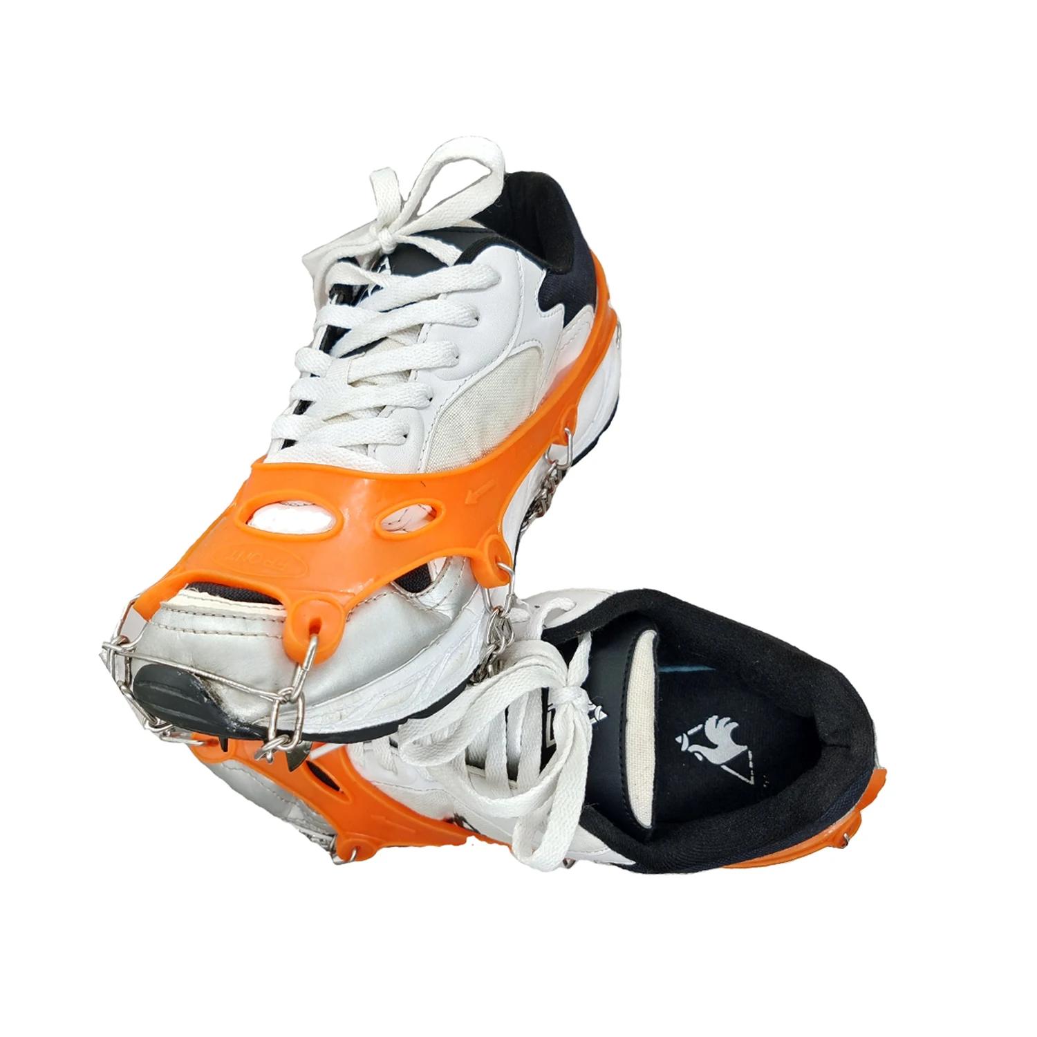Anti slip silicon rubber soccer cleats climb ice crampon