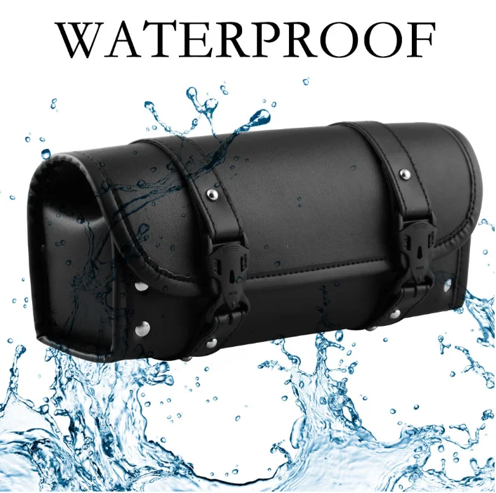 Motorcycle Universal PU Leather Wallet Side Bag Tool Bag For Phone durable electrician tool bag