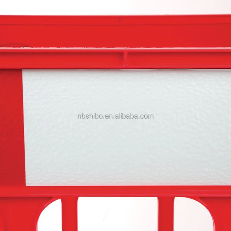 Molded Plastic Mini barrier Folding 4 Sided Barrier Grade Reflective Stripping Signage Road Traffic Signs Barriers