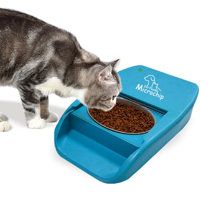 similar to surefeed but higher RFID Identification microchip automatic pet feeder animal feeder for cat