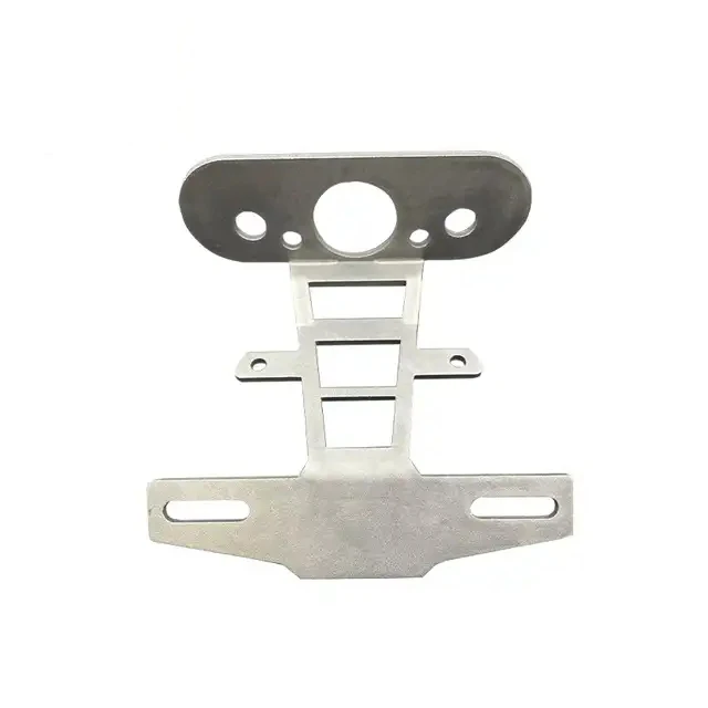 Aluminum bracket customized aluminum alloy fixed base CNC motorcycle spare parts shelf bracket LICENSE NUMBER PLATE BRACKET