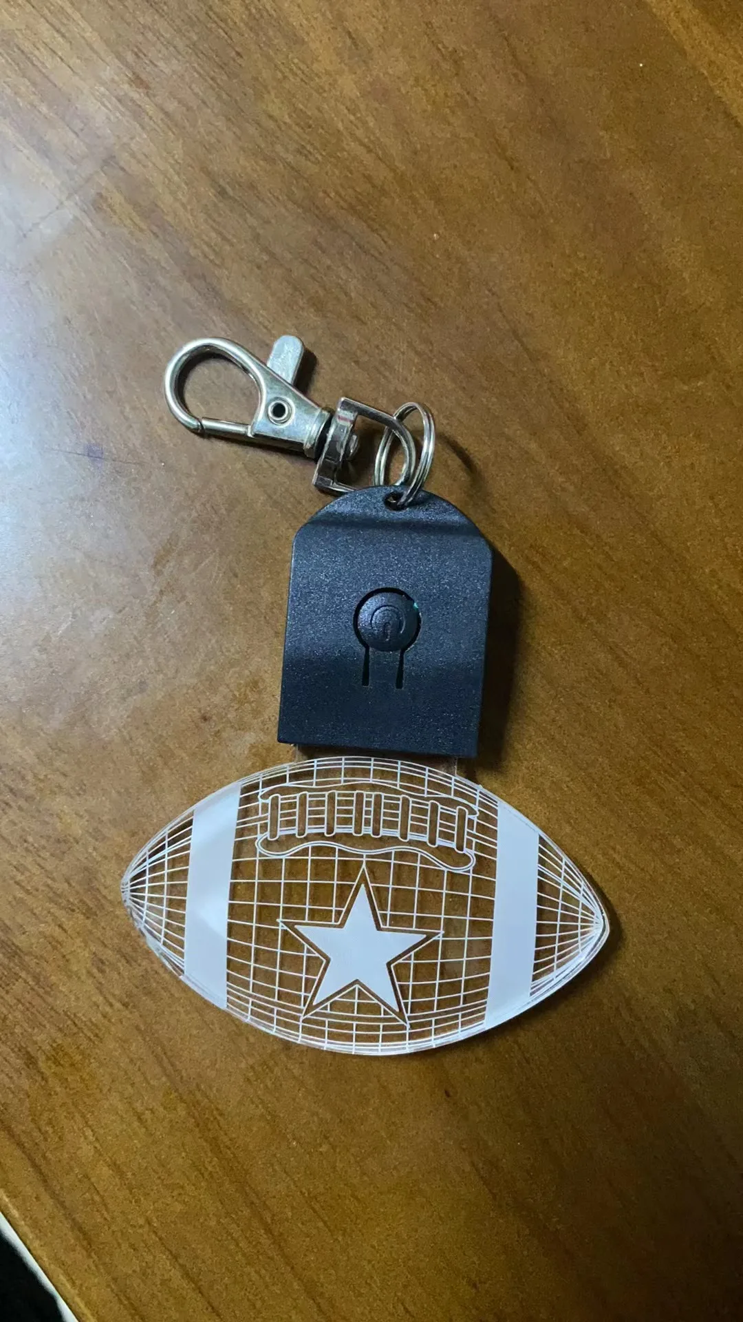 СВЕТОДИОДНЫЙ брелок аккумуляторная батарея акриловый светодиодный с USB-кабелем