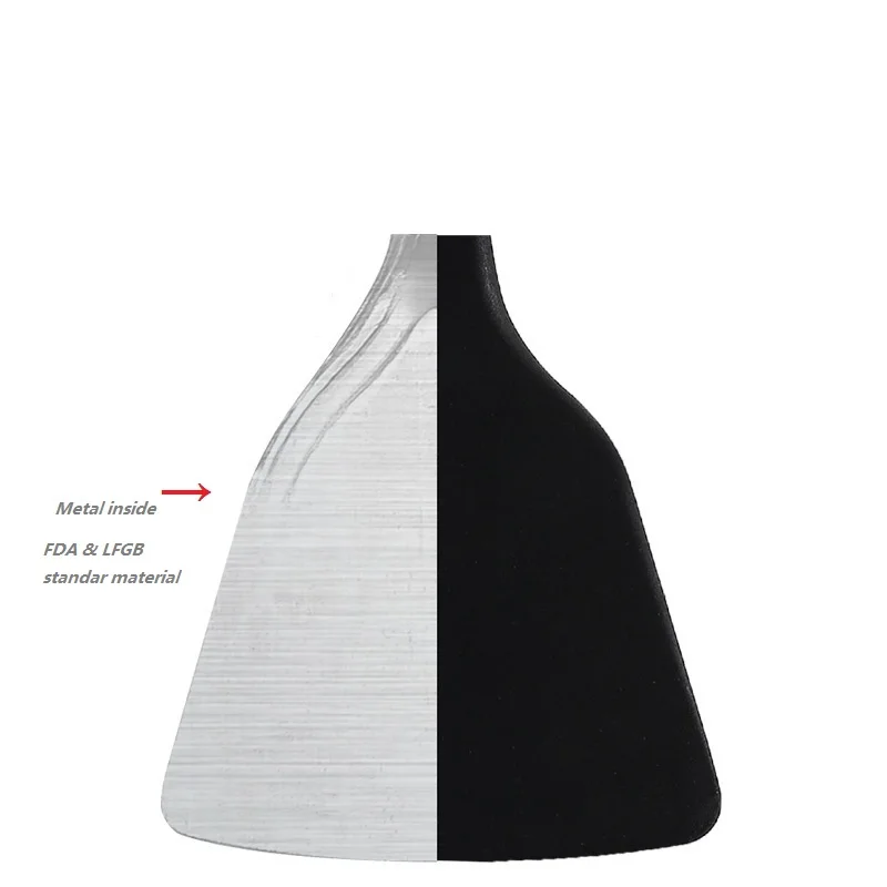 Hot sales 10 pieces Silicone Cooking Utensils Kitchen Utensil Set with metal inside