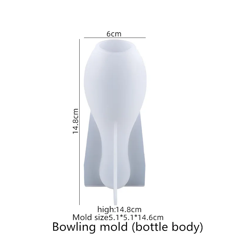 1150 Crystal Epoxy Bowling Ball Silicone Mold DIY Fun Play Set Jewelry Resin Craft