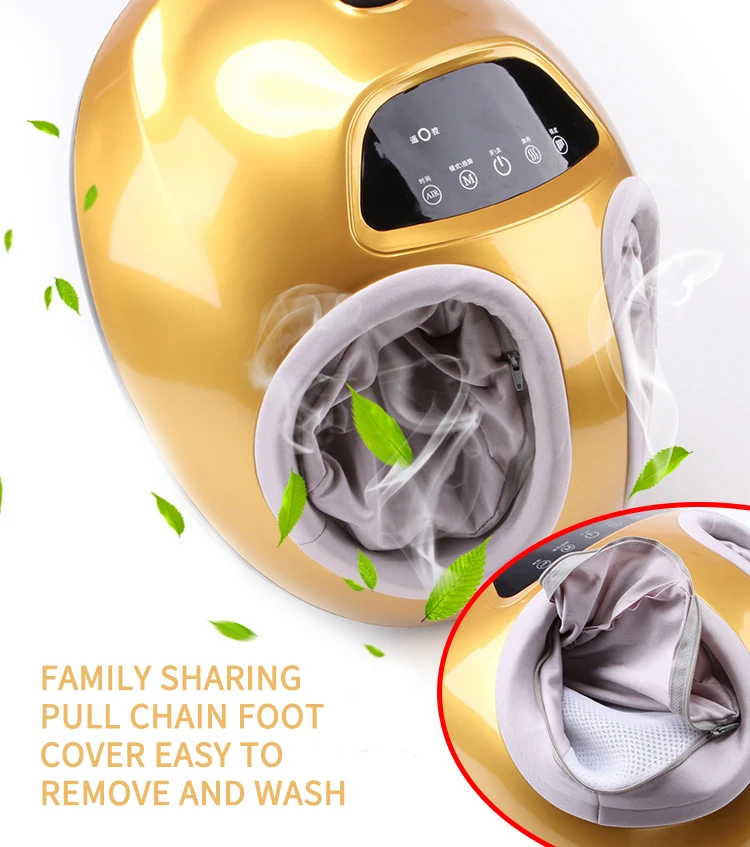 3D electric airbags roller vibrating foot massage machine , shiatsu kneading with air pressure and heating foot massage