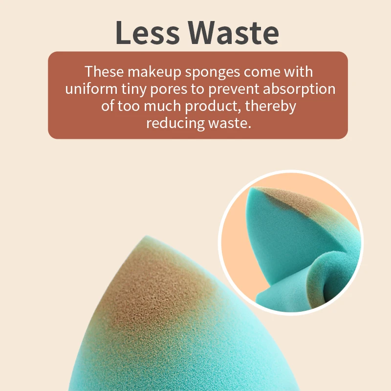 Yally washable latex free beauty make up sponge blender marble makeup sponge