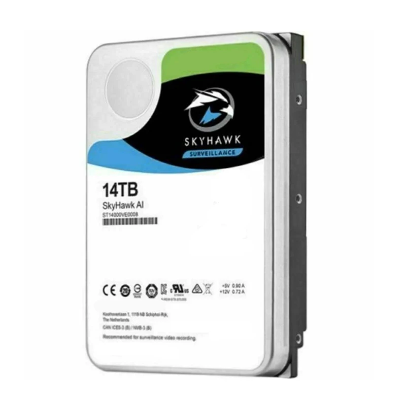 Жесткий диск SkyHawk AI 14 TB ST14000VE0008 NAS RAID внутренний жесткий 7200 об/мин SATA 6 Gb/s 3 5-дюймовый