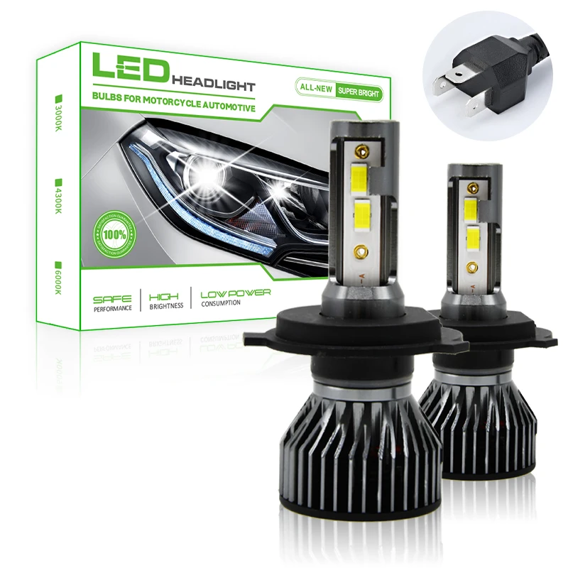 Customized 2800LM 28W V6 H4 Led Headlight H1/H11 Light Bulb For Auto Lighting System Universal All Car