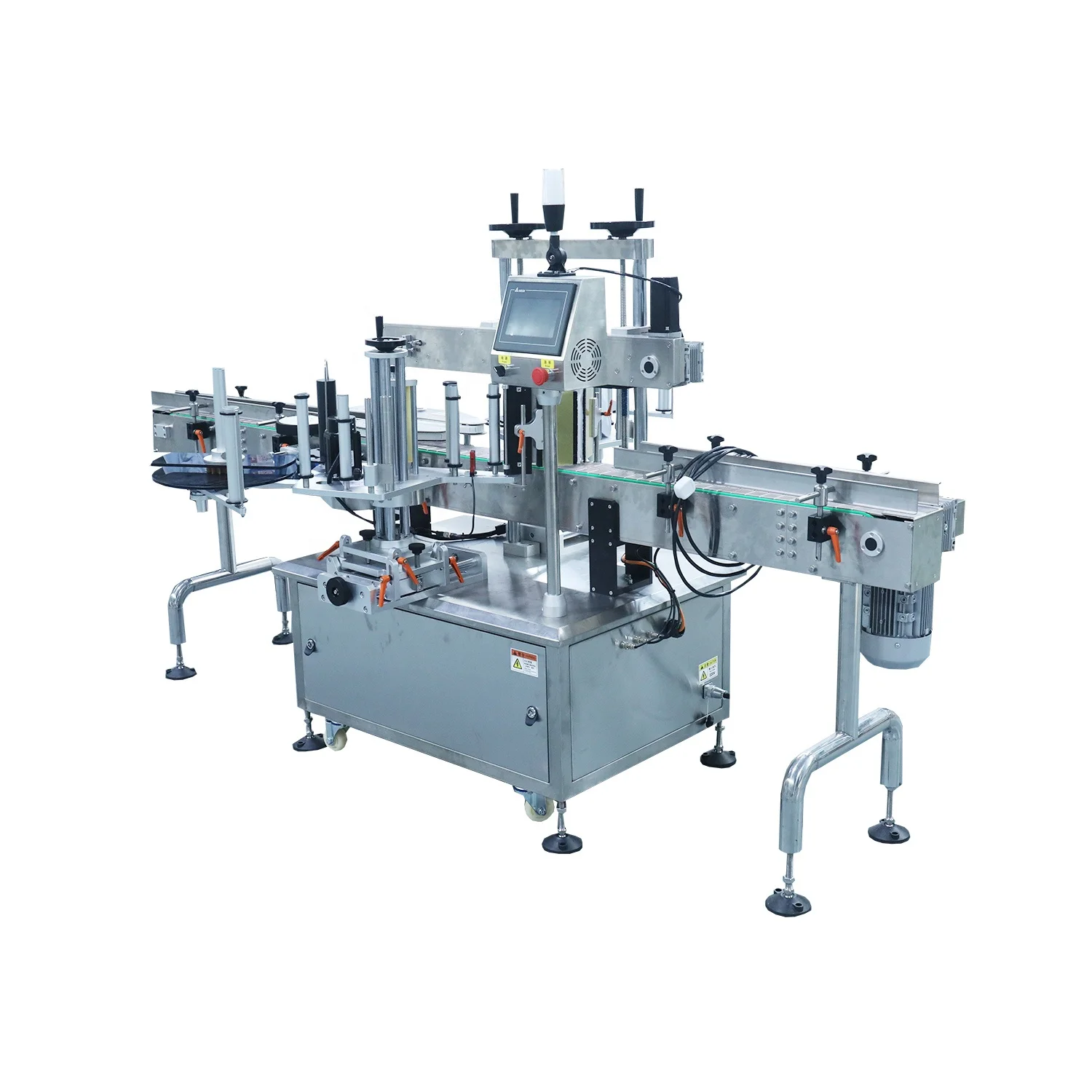 
CE certificate shanghai factory automatic bottles double sides labeling machine for flat square bottle 
