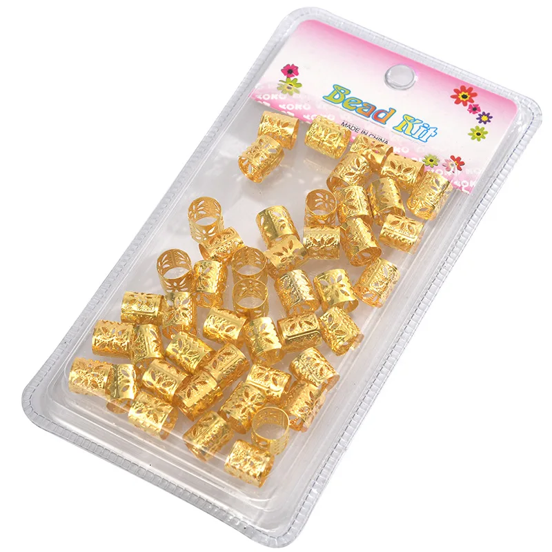 Wholesale Kids African Dreadlocks Beaded Hair Ties & Buckles Adhesive Ring Hair Accessories & Extensions Tools