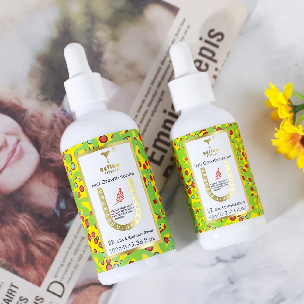 Pure Natural Hair Density Essential Oil Plant Extract Hair Growth Serum For Dry Damaged Hair