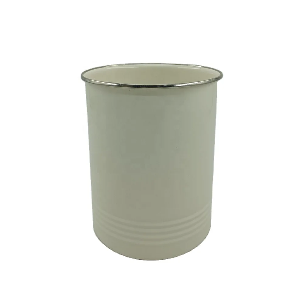 Customized Customized Retro Farmhouse Kitchen Countertop Fork Knife Utensil Caddy Metal Organizer Utensil Holder