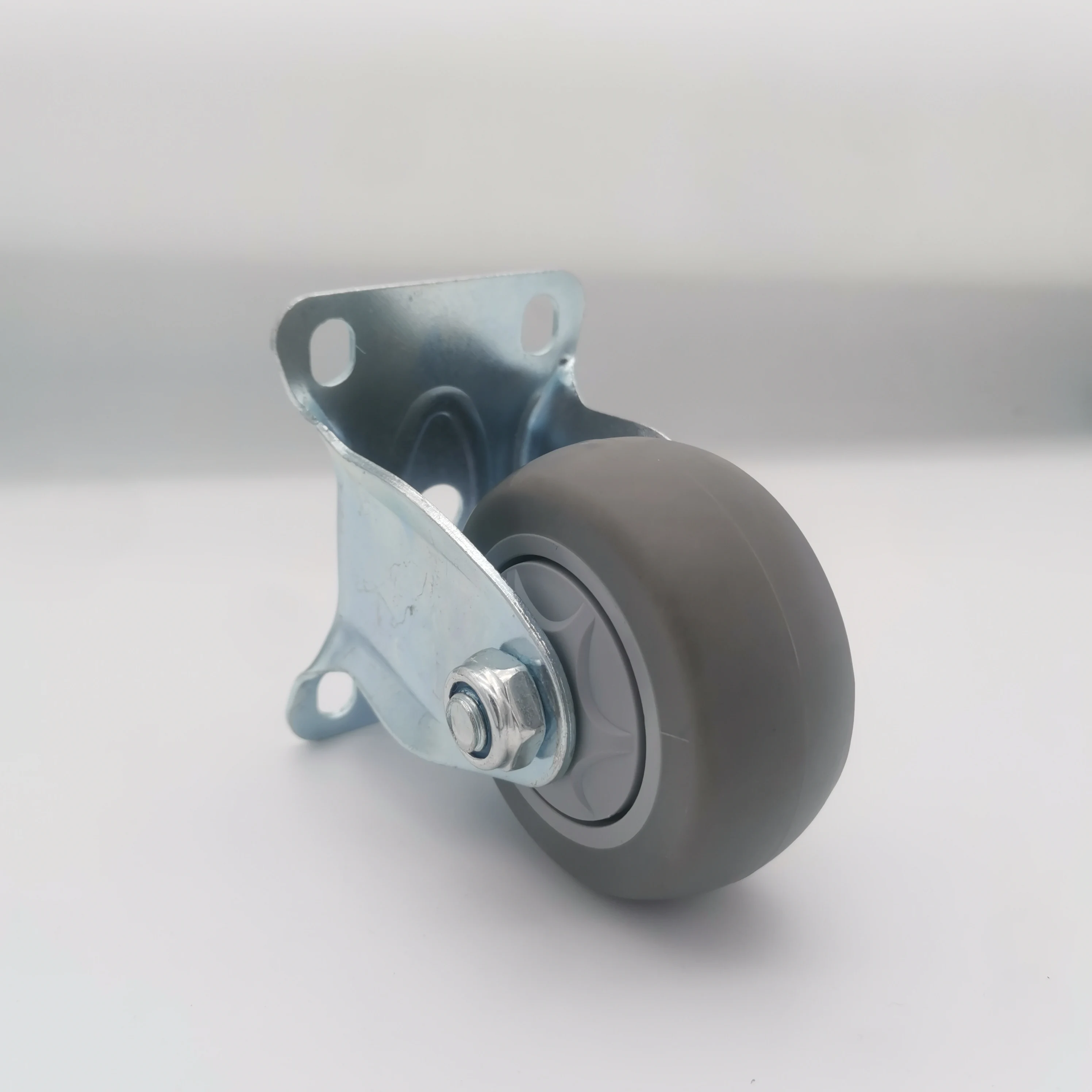 3 inch TPR Caster And Wheel Universal Industrial Gray Medium Duty Swivel TPR Casters Wheels