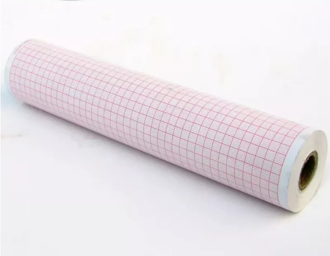 12 Channels ECG Paper 210mm*20M Ecg Thermal Paper For Fukuda and Contec Printer