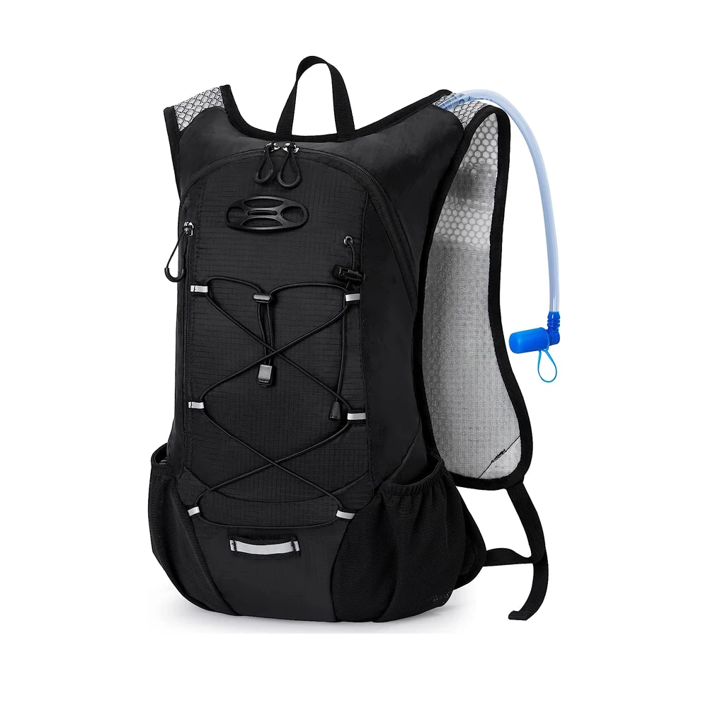 Lightweight Hydration Backpack Running Backpack  Hydro Water Daypack for Cycling Hiking Rave
