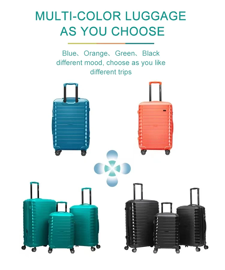 Customized travel bags luggage set  guangdong luggage luggage travel bags suitcase sets