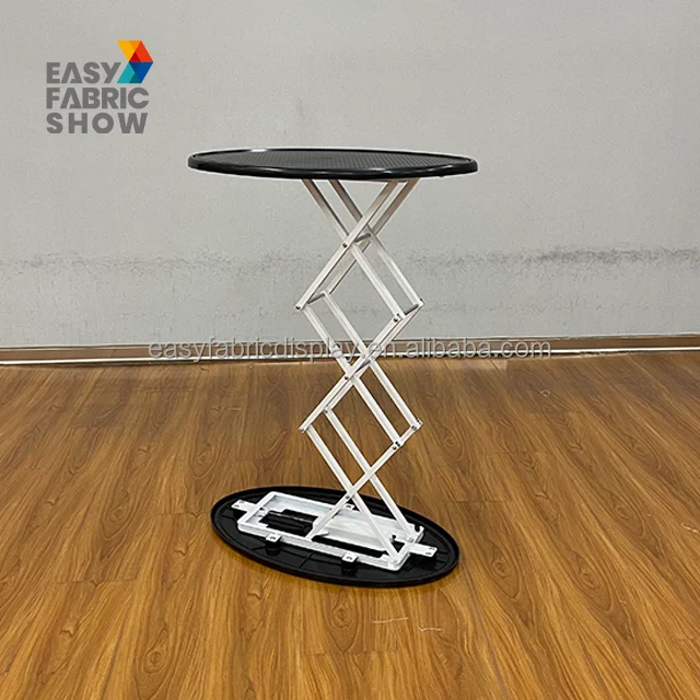 Portable Model Automatic Pop up Counter Table Fabric Top with Aluminium & Steel Frame for Promotions Events Exhibition booth