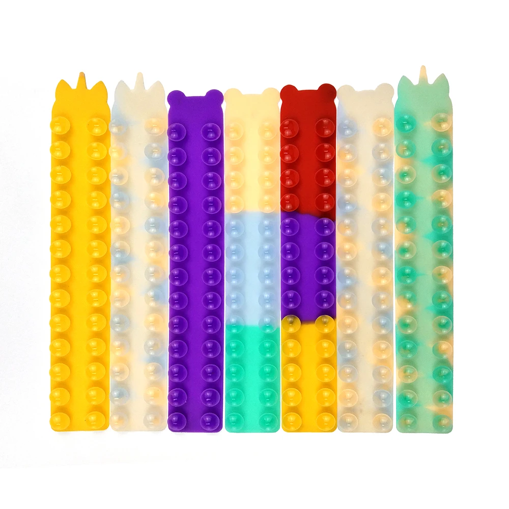 Fidget Toy Adult Antistress Squidopop Toys Kids Squeeze Silicone Sheet Bubble Sensory Relieve Autism Suction Cup