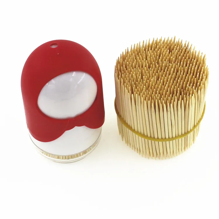 Healthy 100% Organic Round Thin Toothpick No Plastic Bamboo Tooth Pick